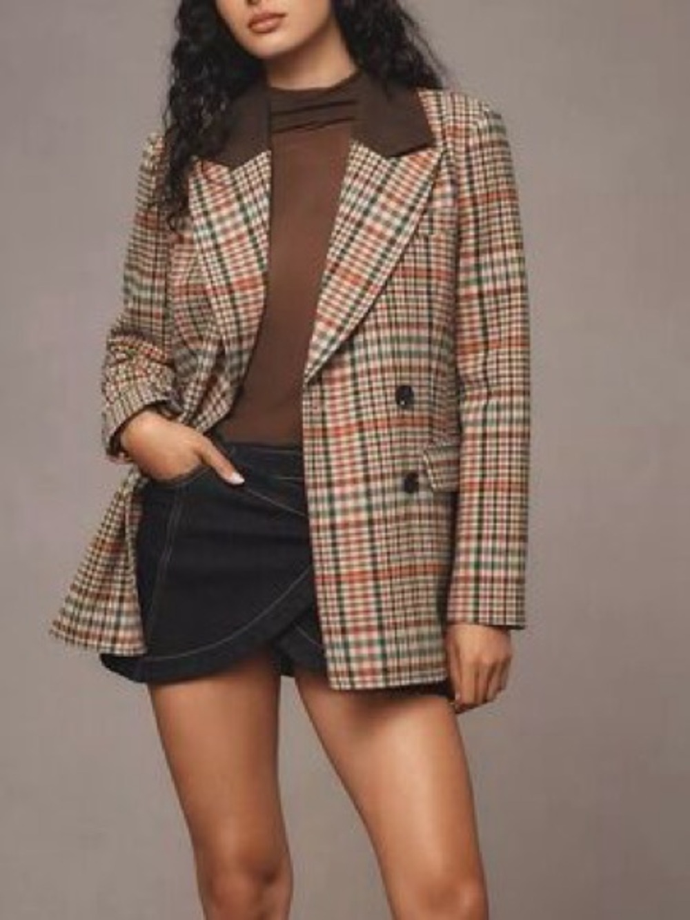 Avec Les Filles Plaid Blazer. Size XL. New with tags. - Picture 4 of 4